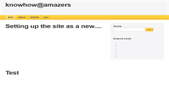 Desktop Screenshot of knowhow.amazers.net