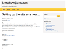 Tablet Screenshot of knowhow.amazers.net